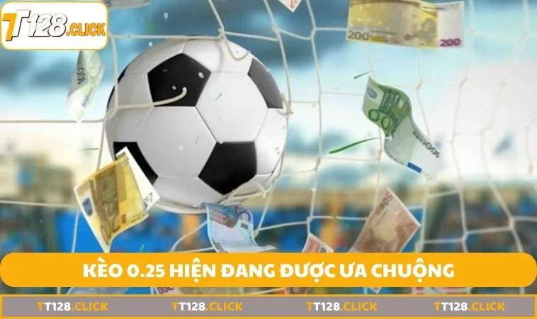 keo 0.25 dang duoc ua chuong Kèo 0.25 hiện đang được ưa chuộng